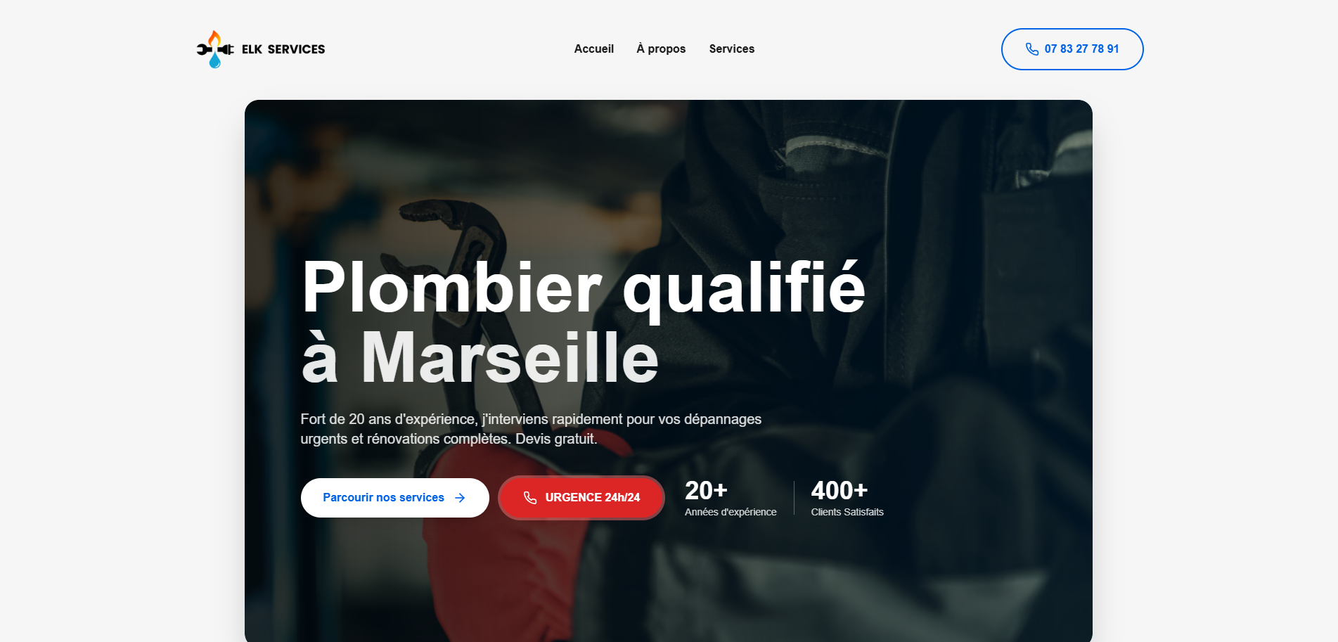 ELK Services — Plomberie